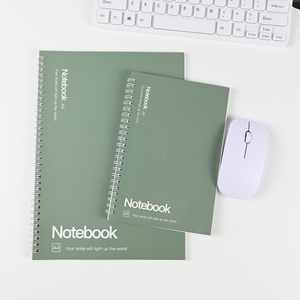 Tùy Chỉnh Xoắn Ốc Máy Tính Xách Tay A5 B5 Kích Thước 40 Trang 80gsm Giấy Với Cao Cấp Ngà Thẻ Bìa Và Kim Loại Xoắn Ốc Ràng Buộc - Product Image 2