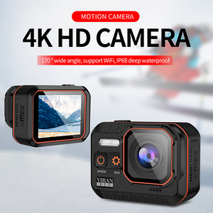 Mini Action Camera 4K 60fps, Videocamera Sportiva Impermeabile IP68 5M, Luce di Segnalazione SOS, Modalità Auto, Scatto Remoto tramite APP, Time Lapse - Product Image 2