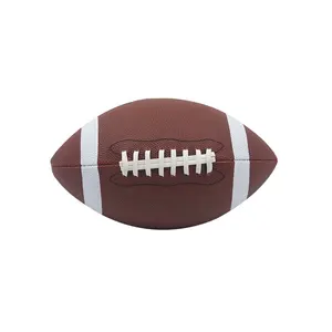 Durable High Quality PU Composite Rubber Junior Youth Custom Oem Ball for Promotion Size 3 6 9 Rugby American Football