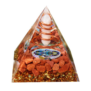 Kogiya Crystal Pyramid Resin Epoxy <b>Craft</b> With Backlight Desktop Ornament For Home Decor - Product Image 5