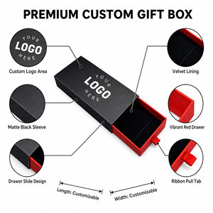 Caja <span class=keywords><strong>de</strong></span> Joyería <span class=keywords><strong>de</strong></span> Cartón con Logotipo Personalizado, Caja <span class=keywords><strong>de</strong></span> Almacenamiento <span class=keywords><strong>de</strong></span> Gafas Producida en Fábrica, Empaque <span class=keywords><strong>de</strong></span> Lujo para Gafas <span class=keywords><strong>de</strong></span> Sol, Caja con Cajón - Product Image 2