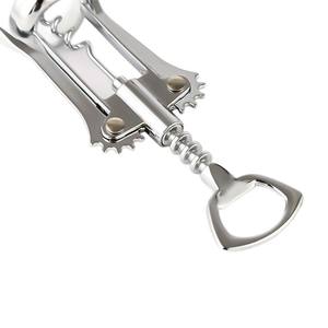 전문 다기능 핑크 아연 합금 날개 코르크 따개 수동 와인 및 맥주 병따개 - Product Image 6