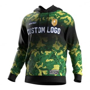 Sudadera con Capucha para Hombre, Diseño Personalizado, Estilo Rugby, para Fisicoculturismo, Jersey Largo Liso, Uniforme, Impresión Personalizada - Product Image 1