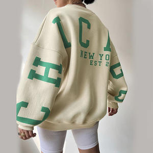 <span class=keywords><strong>Felpe</strong></span> e Maglioni Oversize Personalizzati in Cotone Felpato per Donna, Abbigliamento Streetwear - Product Image 2