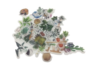 Washi GiấY Dán cổ điển tự làm sổ lưu niệm dính Tem dán cổ retro tự nhiên bộ sưu tập Nhật Ký sticker cho Tạp Chí - Product Image 3