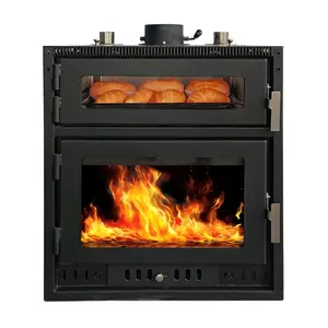 Wood Burning Fireplace With Oven Wood Stove