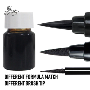 Personnalisé Organique Multi Finition En Vrac Fournisseur De Maquillage Pour Les Yeux Magnétique <span class=keywords><strong>Eye</strong></span> <span class=keywords><strong>Liner</strong></span> Matière Première Noir Semi Fini Mat Eyeliner Liquide - Product Image 4