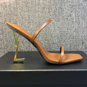 Zapatos de Plataforma de Metal y Material de Alta Calidad, Elegantes y de Lujo, Zapatos de Plataforma con Punta Abierta para Verano - Product Image 3