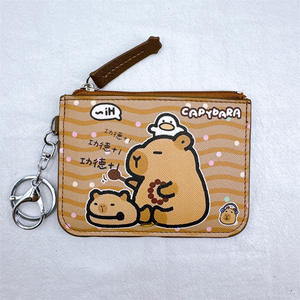 กระเป๋าใส่เหรียญลายการ์ตูนคาปิบาร่าน่ารักสำหรับเด็กนักเรียนชายหญิง รุ่น DHF1249 ขายส่งหลายแบบ - Product Image 5