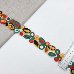 10 Y Stock fai da te cucito colorato filo filo finiture fai da te etnico maglia netto ricamo scarpe in tessuto merletto merletto per la decorazione della casa - Product Image 6