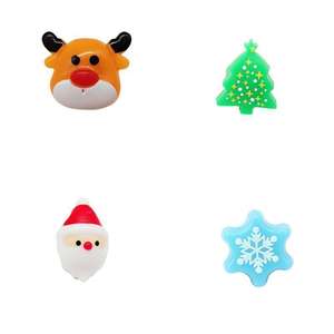 Anneaux de fête LED en plastique rougeoyante pour sapin de Noë<span class=keywords><strong>l</strong></span> <span class=keywords><strong>Amazon</strong></span> et jouets avec décorations de Noë<span class=keywords><strong>l</strong></span> de cerf bonhomme de neige vieil <span class=keywords><strong>homme</strong></span> - Product Image 4