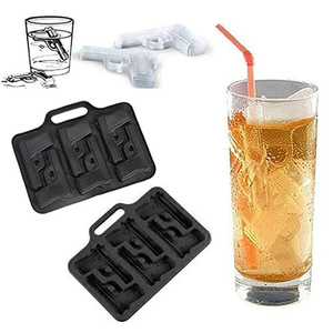 YS toptan DIY Ice Cube kalıpları tabancası mermi şekli silikon buz kalıbı meyve Ice Cube krem makinesi mutfak Bar içme aksesuarları - Product Image 2
