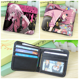 5 Estilos de Monederos, Carteras de Anime de PU, Monedero de Bocchi the Rock! Gotoh <span class=keywords><strong>Hitori</strong></span> Ryo Ijichi Estuche para lápices para mujeres, hombres y niños para estudiantes - Product Image 3