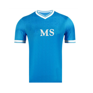 Camiseta de Fútbol Retro del Napoli 25/26, Manga Corta, Secado Rápido, con Nombre de Jugadores como Ronaldo, KVARATSKAELIA, DE <span class=keywords><strong>BRUYNE</strong></span>, McTOMINAY - Product Image 2