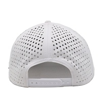 Gorras Personalizadas de 5 Paneles con Diseño de Espiga, Parche de Goma con Imagen, Corte Láser, Visera Curva Perforada, Transpirable, Impermeable, Unisex, Deportiva