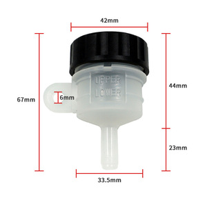 Taza de aceite de freno para motocicleta Mochi, tipo dividido superior e inferior de plástico, para piezas de modificación de vehículos todoterreno - Product Image 2