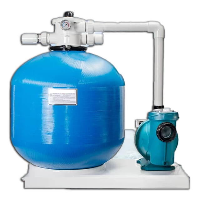 Quartz Sand Tank Filter Water Circulation Filtration System 8000L/Hour 220V Water Pump Integrated Machine Equipment Fish 1 Year
