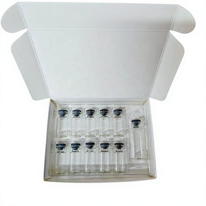 Scatola Personalizzata con Stampa in Oro e Lamina Argentata per Fiale da 10ml, con Vassoio Singolo e Scatola Doppia per Fiale con Inserto Trasparente - Product Image 5