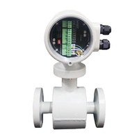 Débitmètre électromagnétique numérique à impulsion, capteur de contre-courant d'eau, contrôle de liquide pour hydrant, collier de serrage à bride