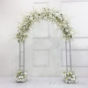GNW婚礼装饰人造人造花拱门批发婚礼背景花卉