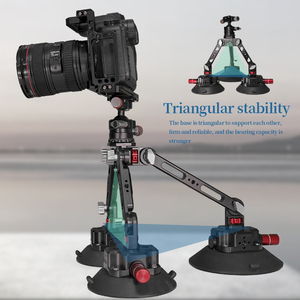 Professionnel 360 °   Support à ventouse panoramique, bras magique réglable avec rotule à verrouillage rapide pour GoPro Hero, Insta360 X3, DSLR - Product Image 5