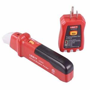 เครื่องมือค้นหาเบรกเกอร์วงจรไฟฟ้ากระแสสลับ Uni-t UT25A ใหม่ 100% 90-120VAC ใช้แบตเตอรี่ 9V - Product Image 2