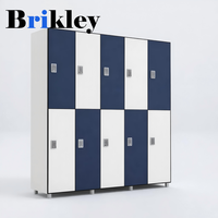 Casier à vêtements de qualité supérieure en HPL compact pour salle de sport ou école avec serrures à combinaison électronique