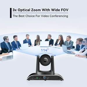 Systèmes de <span class=keywords><strong>conférence</strong></span> haut-parleur de vidéoconférence TEVO-VHD3U + M3B <span class=keywords><strong>Zoom</strong></span> optique 3x 1080p USB/système de caméra de <span class=keywords><strong>conférence</strong></span> - Product Image 3