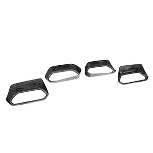 4 Piezas de Cubiertas Decorativas para las Rejillas de Ventilación del Salpicadero en Fibra de Carbono Seca para Lamborghini Urus 2018-2025, Decoración Interior para las Salidas de Aire Acondicionado - Product Image 1