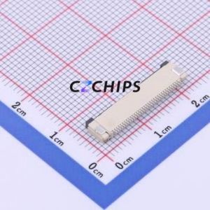 FPC-0.5FX-34PWBH20 FFC/FPC Connector SMD,P=0.5mm Connector Flip Cover Type Bottom Contact 34P 0.5mm - Product Image 2