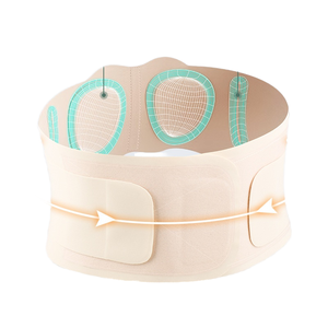 Dunne, ademende tailleondersteunende band voor mannen en vrouwen, geschikt voor sport, fitness, lichaamsvormende oefeningen en yoga. Gemaakt van spandex & nylon voor volwassenen. - Product Image 5