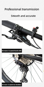 Vélo de montagne à <span class=keywords><strong>suspension</strong></span> Softail M6100 12 vitesses, cadre en fibre de carbone, fourche en alliage de magnésium, frein à huile, <span class=keywords><strong>suspension</strong></span> double tout-terrain - Product Image 4