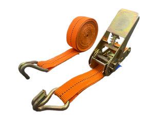 1 Inch 25mm 800Kg Heavy Duty Polyester Double-J Hook Custom Logo Ratchet Cargo Lashing Belt <b>Tie</b> <b>Down</b> Straps - Product Image 3