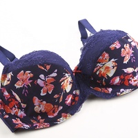 Ensemble de soutien-gorge et culotte imprimés personnalisés pour femmes, lingerie grande taille