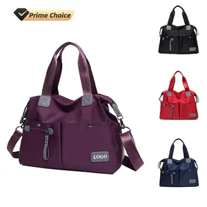 BSCI özel yeni avrupa ve amerikan moda bayanlar çanta naylon anne çantaları büyük kapasiteli tek omuz askılı çanta