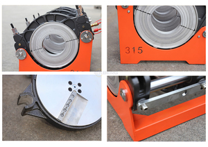 Machine de soudage par fusion bout à bout hydraulique pour PEHD DN63-315 – Équipement de soudage de tuyaux PE à <span class=keywords><strong>prix</strong></span> d'usine - Product Image 4
