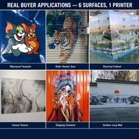 Máquina de Impresión UV 3D para Paredes y Pisos, Impresora Mural Vertical Automática para Paredes, Vidrio, Madera y Materiales Ilimitados