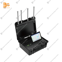 Détecteur de drones portable de type mallette, portée 1-10 km, pour le suivi et l'identification des DJI Mavic/Air/Mini/FPV/Avata