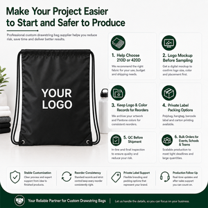 <span class=keywords><strong>Mochila</strong></span> Premium de Poliéster 420D con Cordón y Logotipo Personalizado para Equipos Deportivos y Artículos Promocionales Reutilizables para Eventos Escolares - Product Image 6
