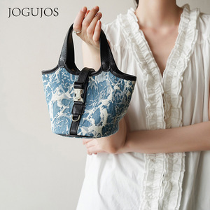 Nouveau mini sac à main en denim petit fourre-tout rétro pour femmes sac de luxe pour téléphone - Product Image 2