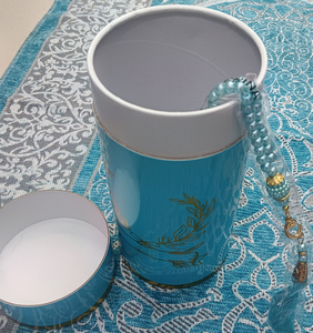 Ensemble cadeau <span class=keywords><strong>tapis</strong></span> <span class=keywords><strong>de</strong></span> <span class=keywords><strong>prière</strong></span> musulman portable moderne 3 pièces tirelire carrée florale lavable avec technique tissée pour la maison Ramadan cadeau pour enfants - Product Image 5