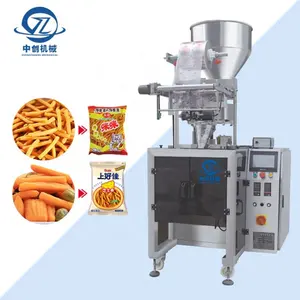 Sachet de pois chips de pomme de terre sous vide croustilles multifonctions nourriture haricot oignon bonbons emballage Machine d'emballage de biscuits verticale