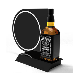 Bán Lẻ Cửa Hàng Truy Cập Tùy Chỉnh Acrylic Nhựa Rượu Vang Kính Hiển Thị Giá - Product Image 1