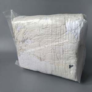 Trapos de Limpieza de Algodón Blanco, Trapos de Algodón Industriales en Bolsa de 10 kg, Trapos de Algodón 100% Blanco - Product Image 1