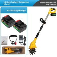 Motoculteur électrique portatif 20V Li-ion pour le labourage et le déchaumage du sol agricole et domestique