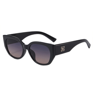 Gafas de sol tipo ojo de gato, lentes degradadas con montura completa, protección UV400, protección solar a la moda para mujer, protección solar para adultos - Product Image 4