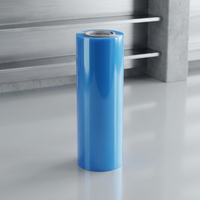 Film de protection auto-adhésif bleu en PE pour surfaces en acier inoxydable, vente en gros d'usine, sans résidu, facile à décoller