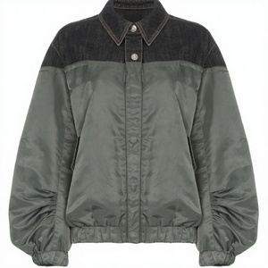 2026 OEM <b>Thin</b> Stand Autumn Lace Zipper <b>Waterproof</b> Windproof Bomber <b>Jacket</b> for Men Custom Windbreaker Coat Polyester Wholesale - Product Image 3