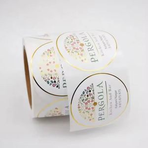 Custom Self-Adhesive Vinyl <b>Stickers</b> <b>Logo</b> <b>Sticker</b> Waterproof <b>Sticker</b> Printing Roll Labels - Product Image 6