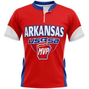 Maillot personnalisé à fermeture éclair 1/4 - Maillot de baseball - Polyester sublimé - Product Image 1